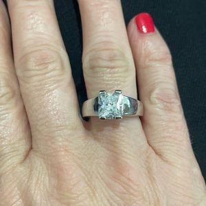 Sterling CZ ring